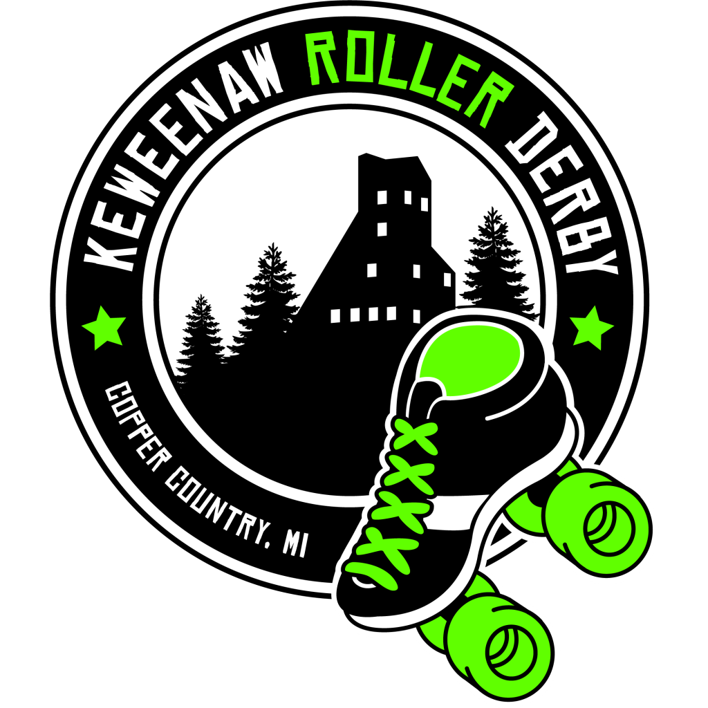 Keweenaw Roller Derby Logo