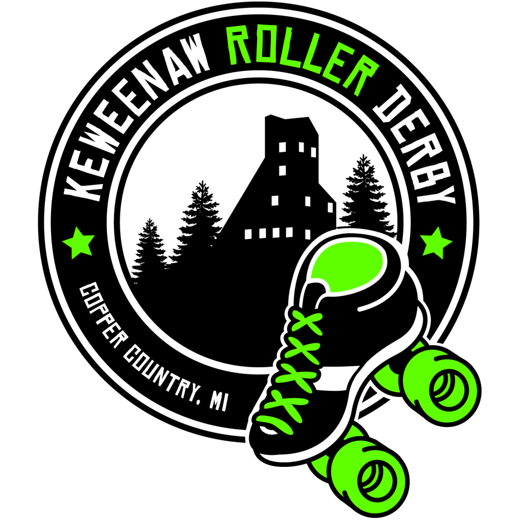 Keweenaw Roller Derby Logo