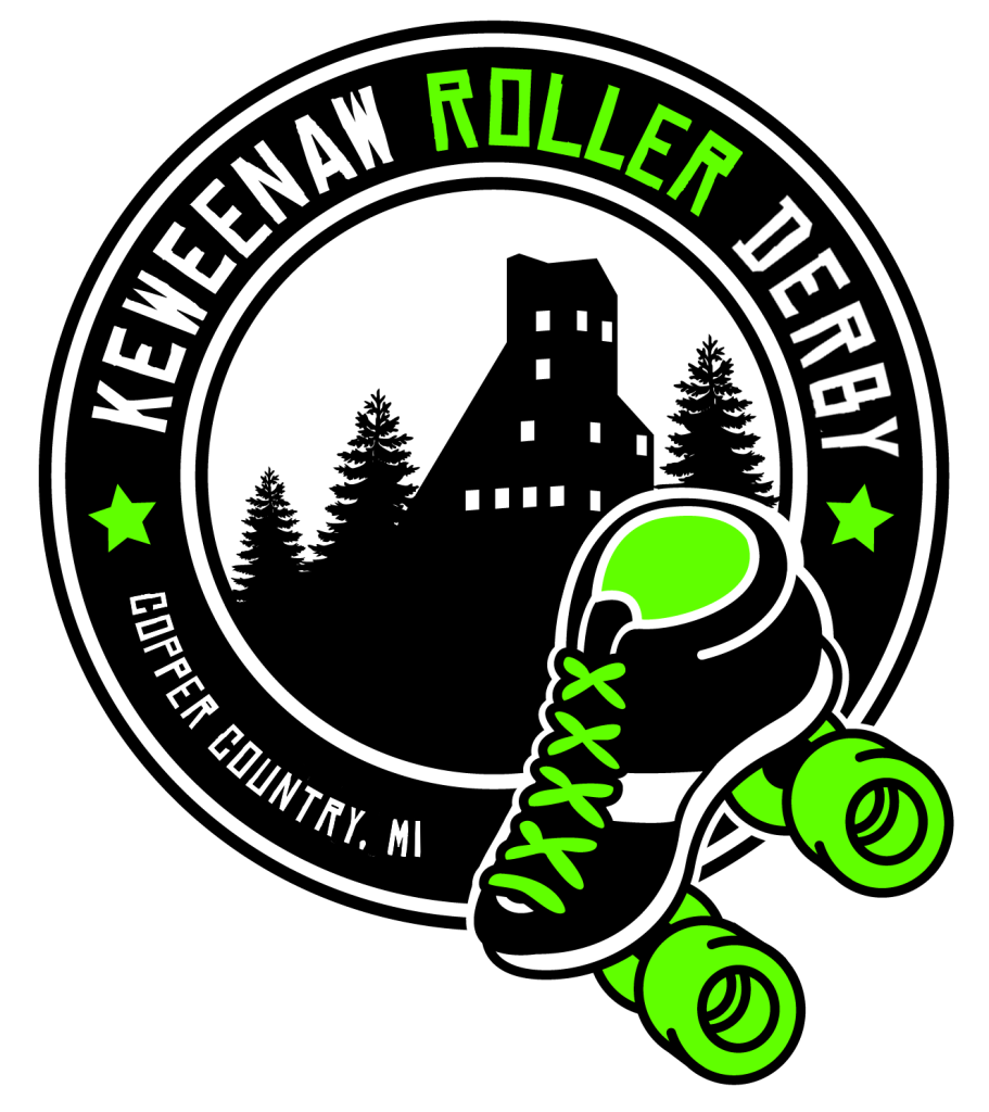 Keweenaw Roller Derby Logo
